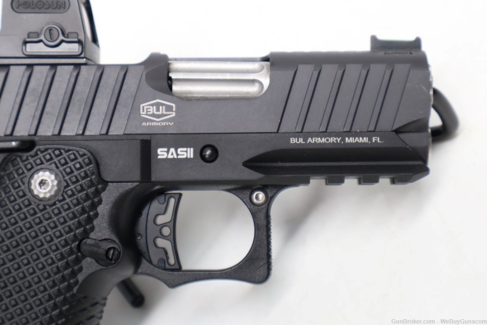 Bul Armory SASII Compact 2011 Pistol With Holosun EPS Carry Optic 9mm WOW!-img-2