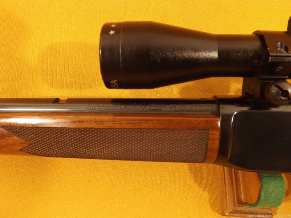 WINCHESTER 9422M 22MAG LEVER ACTION RIFLE W/SCOPE-img-11