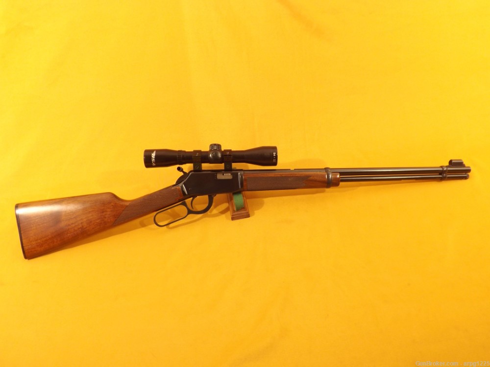WINCHESTER 9422M 22MAG LEVER ACTION RIFLE W/SCOPE-img-0