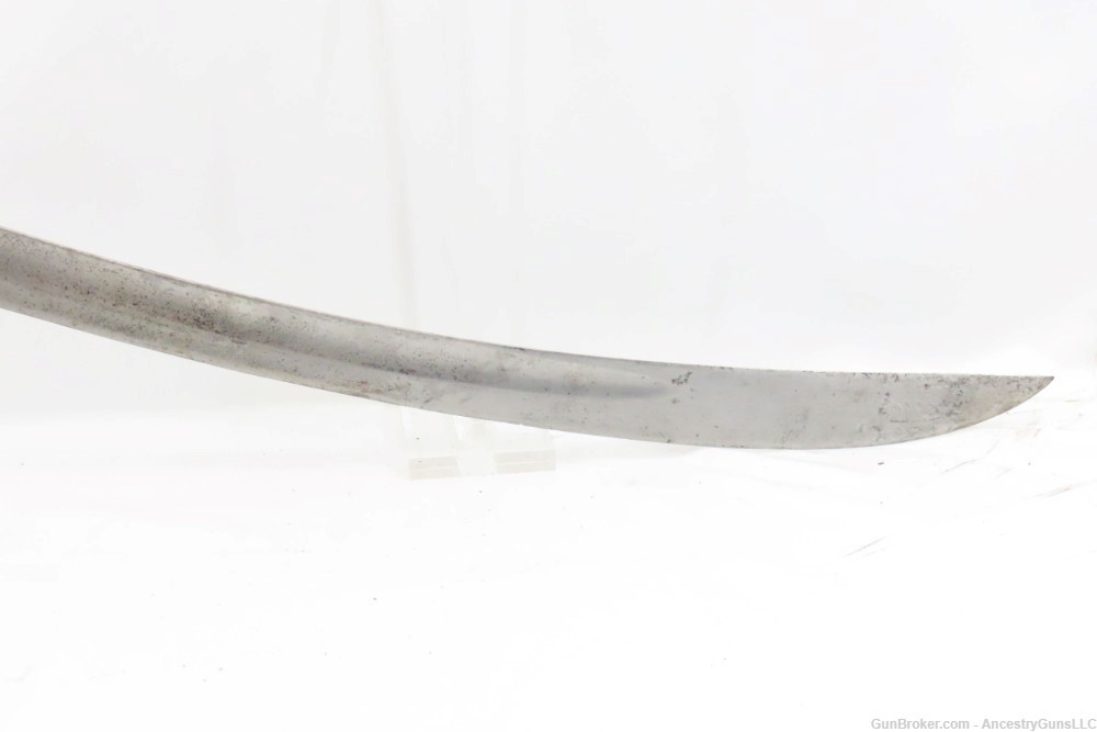 1898 Dated BRITISH Antique HENRY WILKINSON Single Edge CAVALRY Sword       -img-4