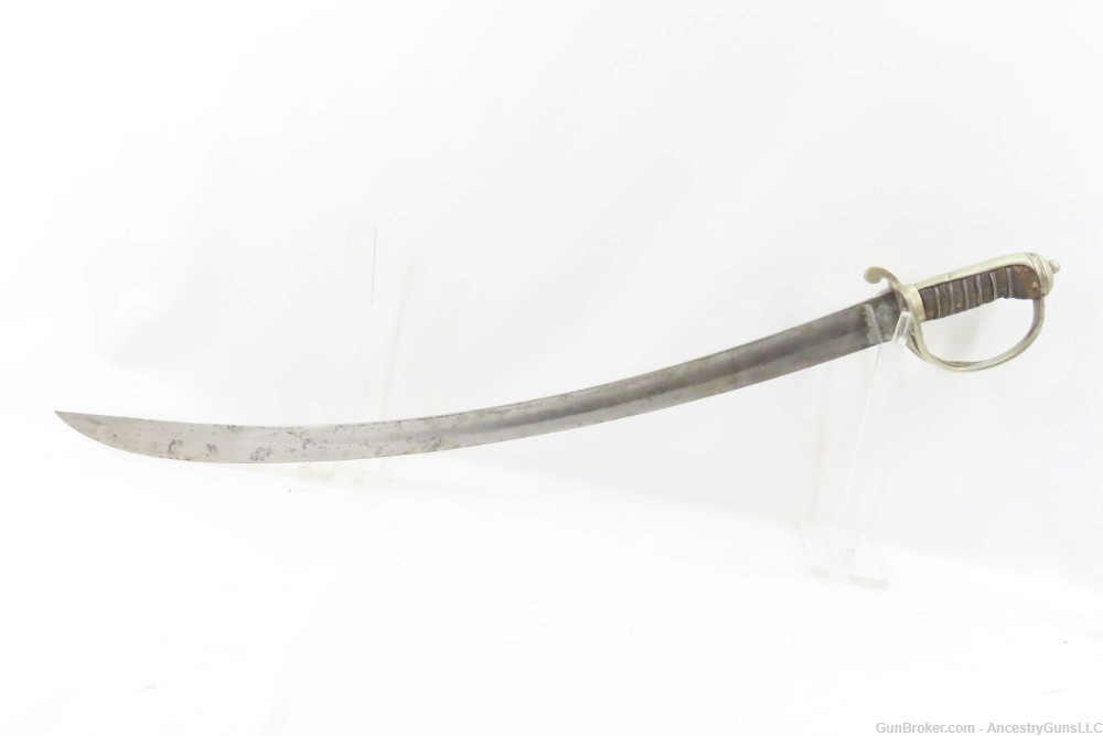 1898 Dated BRITISH Antique HENRY WILKINSON Single Edge CAVALRY Sword       -img-12