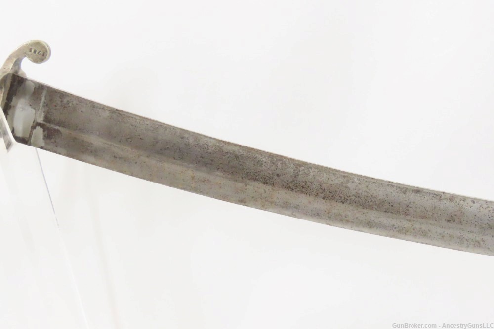 1898 Dated BRITISH Antique HENRY WILKINSON Single Edge CAVALRY Sword       -img-3