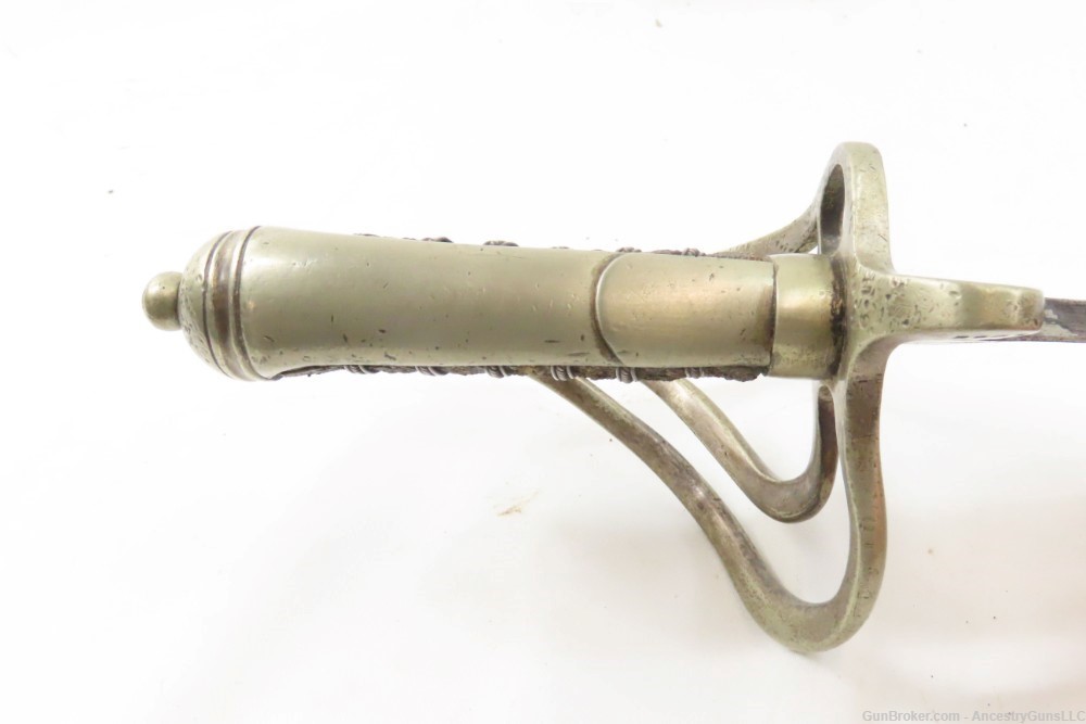 1898 Dated BRITISH Antique HENRY WILKINSON Single Edge CAVALRY Sword       -img-8