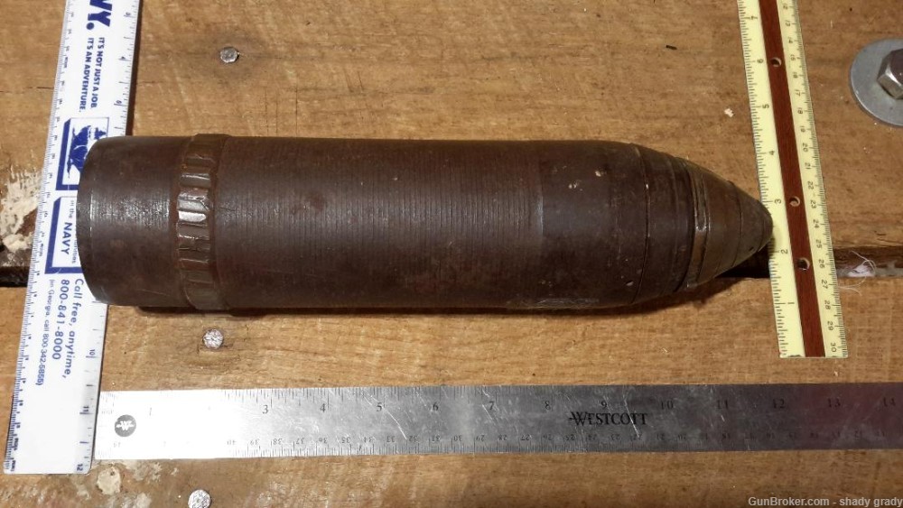 3" 75mm ww1 american shrapnel shell -img-1