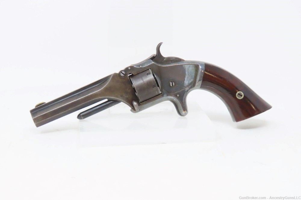 Antique CIVIL WAR Era SMITH & WESSON No. 1 2nd Issue Revolver “WILD WEST”  -img-1