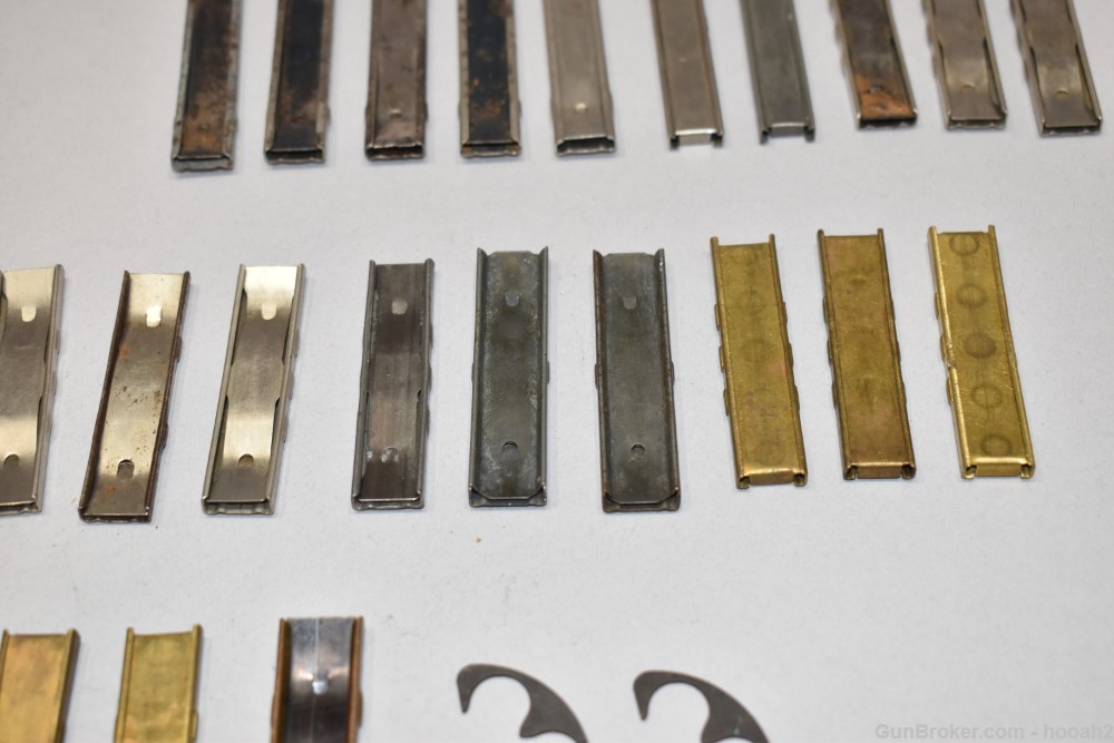 44 Various Stripper Clips & Half Moon Mauser 303 Brit Enfield C96 READ-img-3