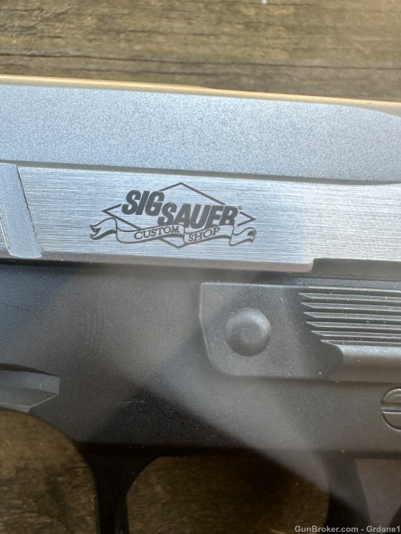 SIG Sauer P229 Platinum Elite .40 S&W 3.9” Barrel Hogue Beavertail Grips-img-6