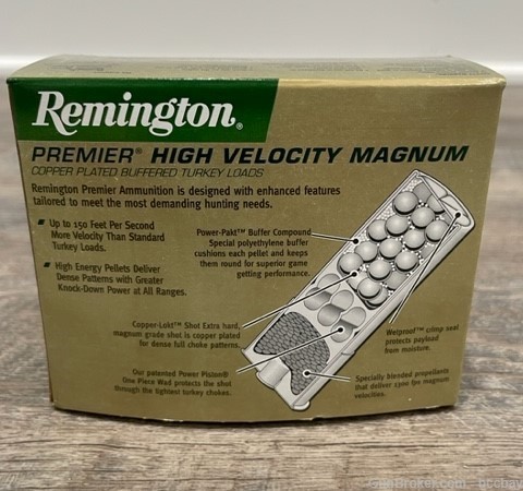 Remington Premier High Velocity Magnum Turkey 12 Ga. 3 1/2" 2 oz, #5 10rd-img-3