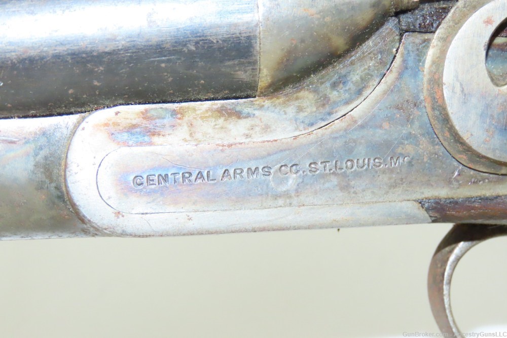 CENTRAL ARMS CO. / SHAPLEIGH HARDWARE Double Barrel SxS HAMMER Shotgun C&R -img-5