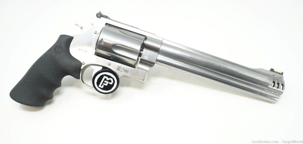 S&W MODEL 460XVR .460 S&W MAGNUM SATIN STAINLESS 5 ROUNDS (SW163460)-img-2