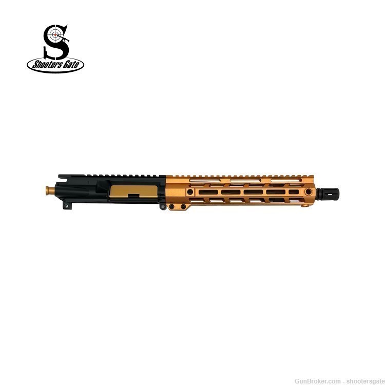 Orange 10.5" AR15 .223 Wylde Pistol Upper, 1:8 Twist, NO BCG, FREE SHIPPING-img-0