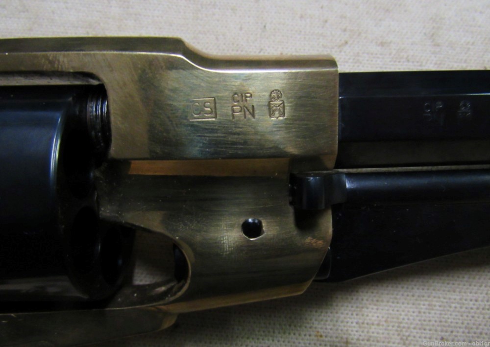 Reproduction Pietta Brass Frame Remington .44 Percussion Revolver .01 NR-img-1