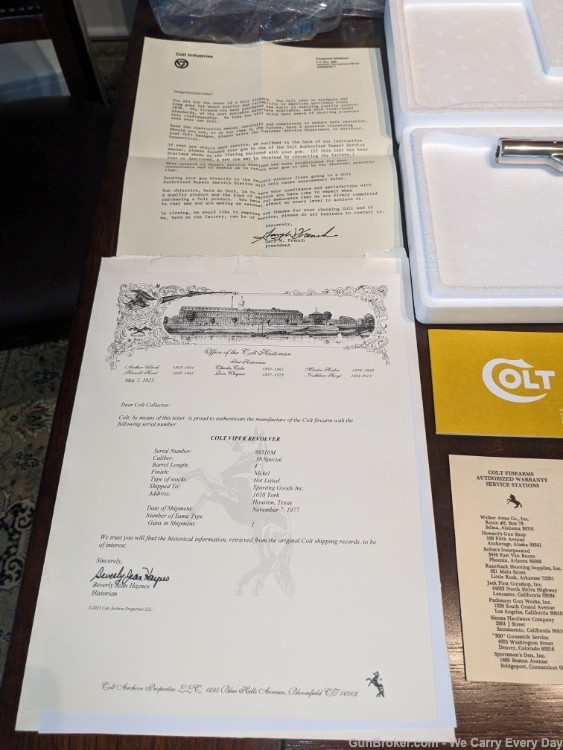 1977 Colt Viper with Box & Papers & Lettered-img-27