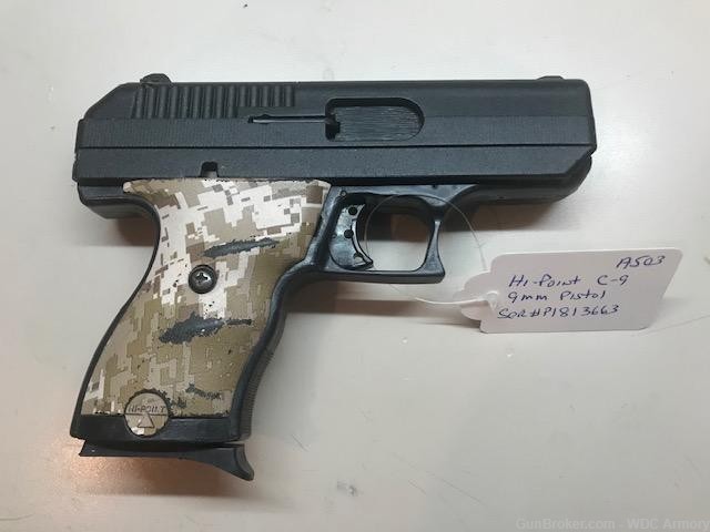 Hi Point C9 Pistol (9MM) with camo grips Like new-img-0