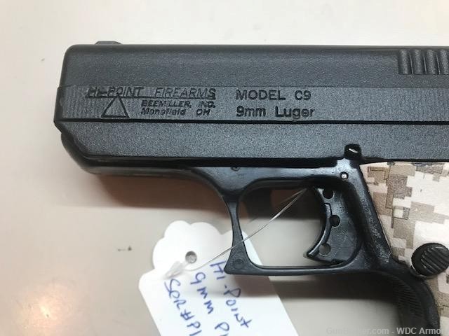 Hi Point C9 Pistol (9MM) with camo grips Like new-img-3
