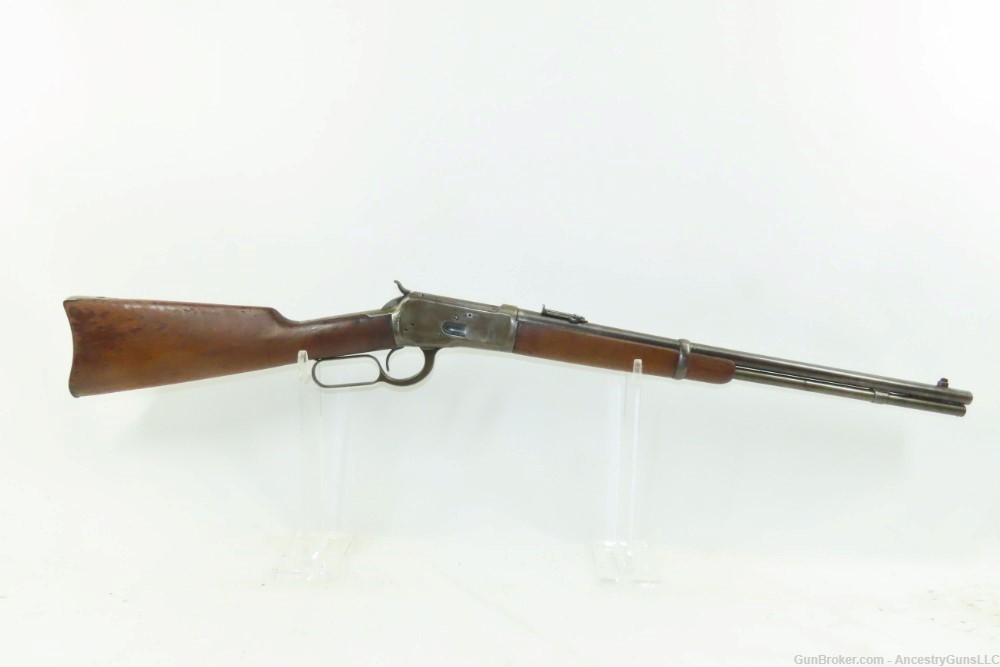 c1914 WINCHESTER 1892 Lever Action Repeating Saddle Ring CARBINE .25-20 WCF-img-15