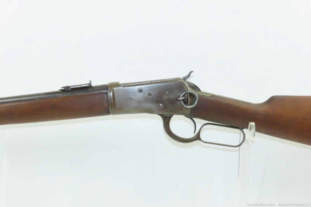 c1914 WINCHESTER 1892 Lever Action Repeating Saddle Ring CARBINE .25-20 WCF-img-3