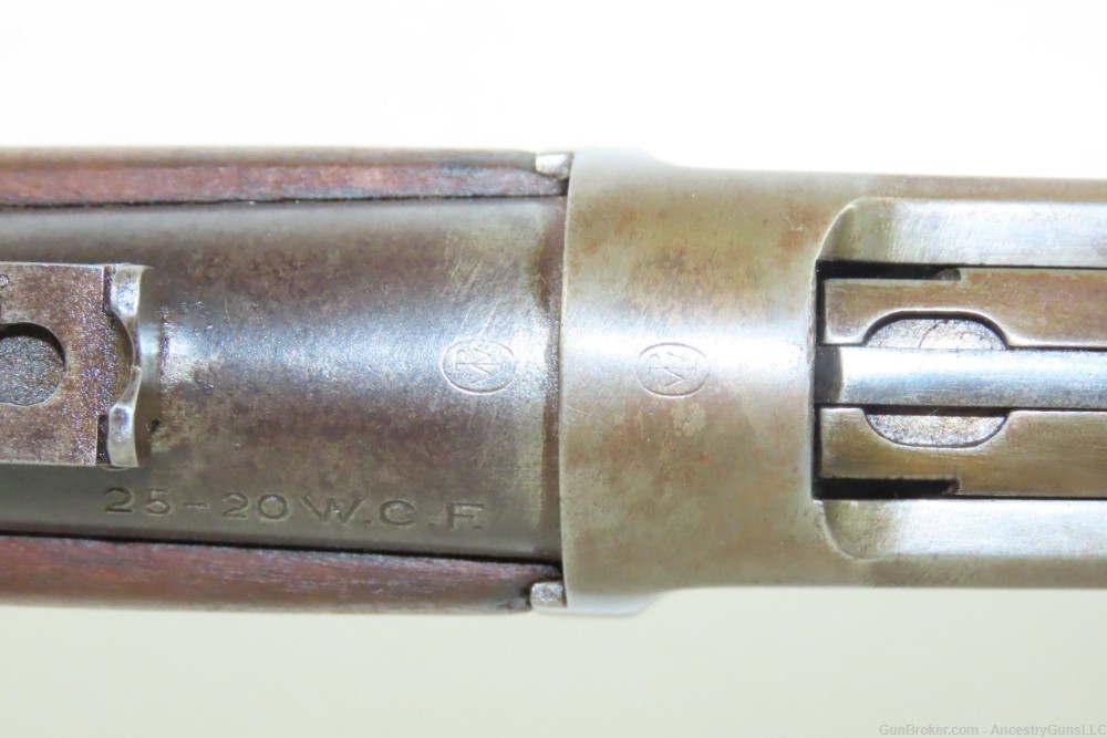 c1914 WINCHESTER 1892 Lever Action Repeating Saddle Ring CARBINE .25-20 WCF-img-10
