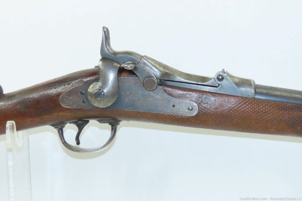 Antique U.S. SPRINGFIELD M1884 “TRAPDOOR” .45-70 GOVT Carbine INDIAN WARS  -img-3