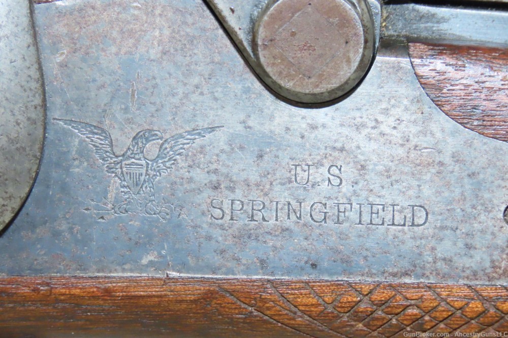 Antique U.S. SPRINGFIELD M1884 “TRAPDOOR” .45-70 GOVT Carbine INDIAN WARS  -img-5