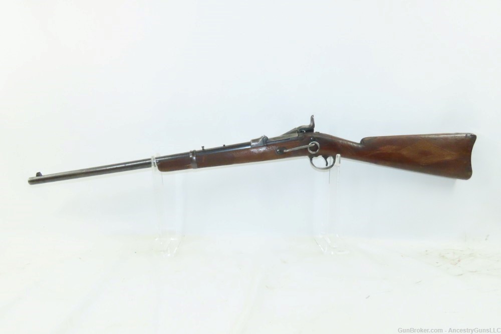 Antique U.S. SPRINGFIELD M1884 “TRAPDOOR” .45-70 GOVT Carbine INDIAN WARS  -img-14