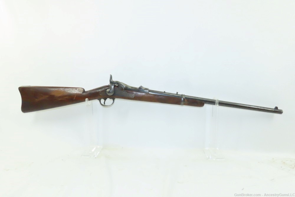 Antique U.S. SPRINGFIELD M1884 “TRAPDOOR” .45-70 GOVT Carbine INDIAN WARS  -img-1