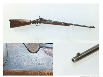 Antique U.S. SPRINGFIELD M1884 “TRAPDOOR” .45-70 GOVT Carbine INDIAN WARS  