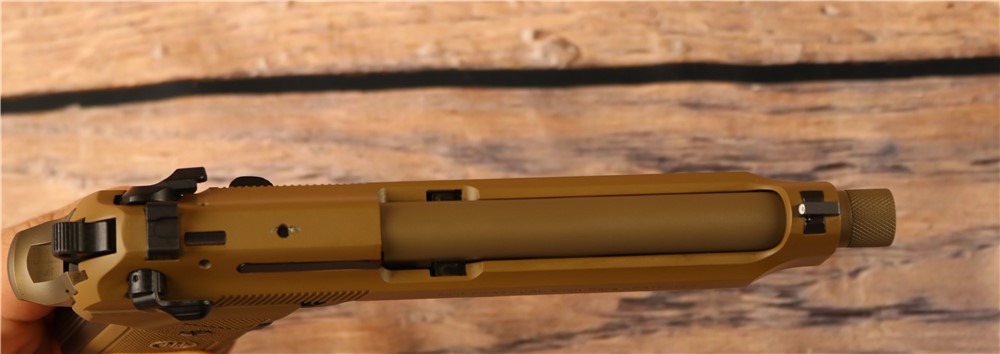 Beretta Model M9A3 9mm 5" Threaded Barrel Box 3 Mags 17 Rounds-img-4