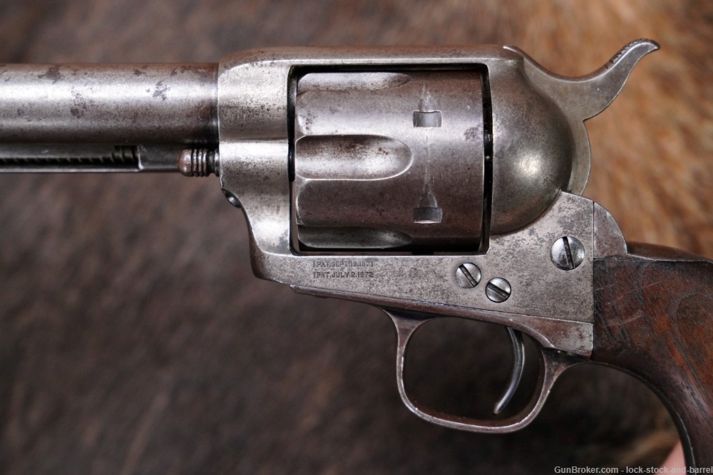 Colt Single Action Army SAA 1873 US Artillery-style Revolver, 1873 Antique-img-10