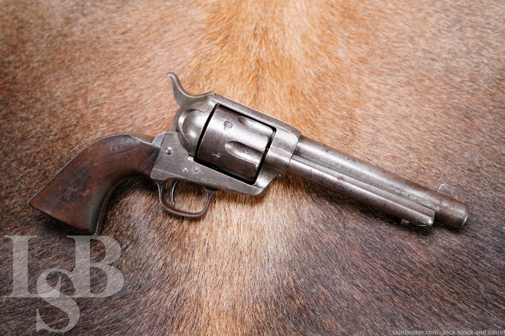 Colt Single Action Army SAA 1873 US Artillery-style Revolver, 1873 Antique-img-0