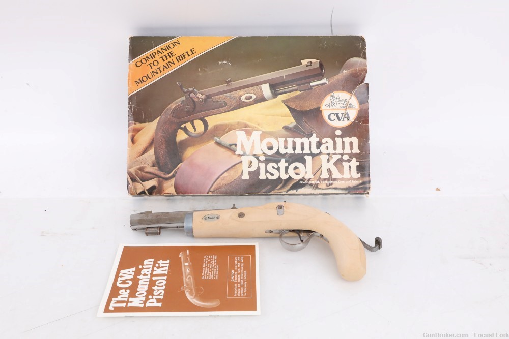 CVA Mountain Pistol Kit 50 Cal Black Powder NO FFL REQUIRED No Reserve!-img-0