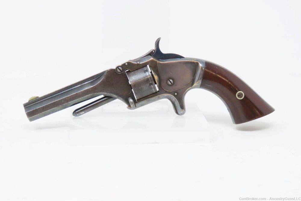 Antique CIVIL WAR Era SMITH & WESSON No. 1 2nd Issue Revolver “WILD WEST”  -img-1