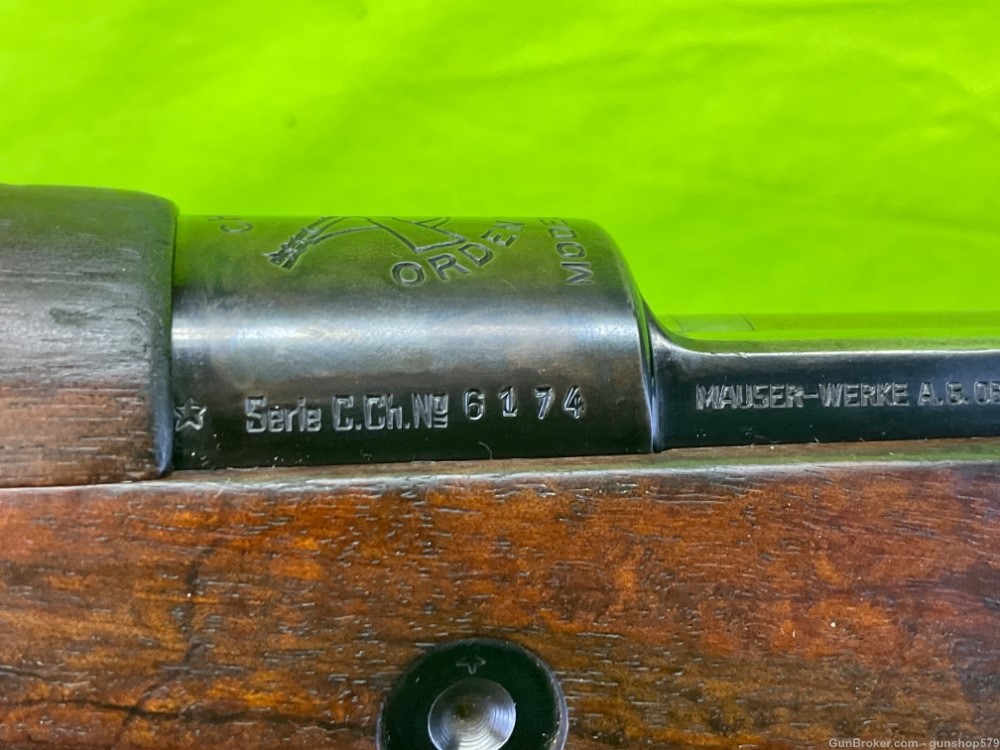 CHILEAN 1935 POLICE MAUSER Banner Carbine Matching 7MM 7x57 Chile Pre War-img-29