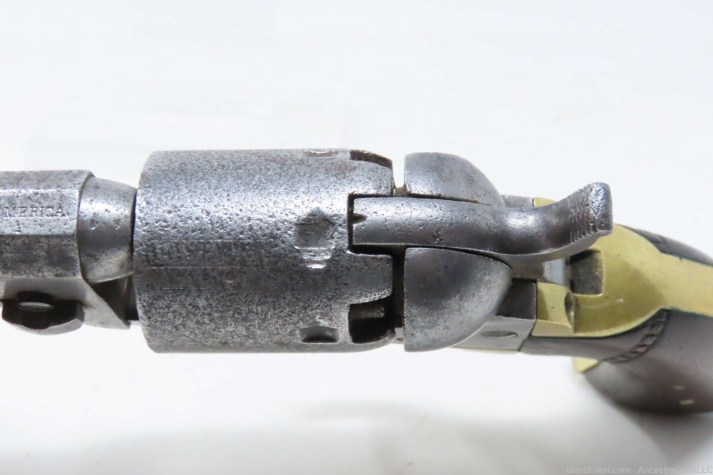 c1862 mfr. COLT Antique CIVIL WAR .31 Percussion Model 1849 POCKET Revolver-img-6