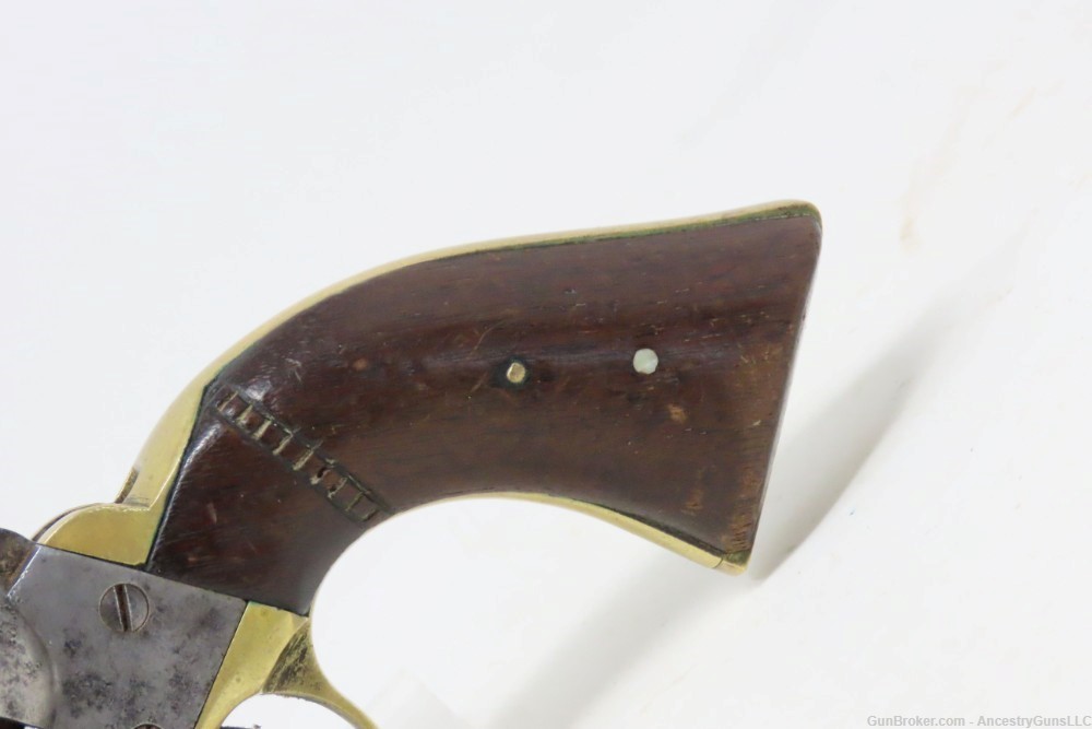 c1862 mfr. COLT Antique CIVIL WAR .31 Percussion Model 1849 POCKET Revolver-img-2