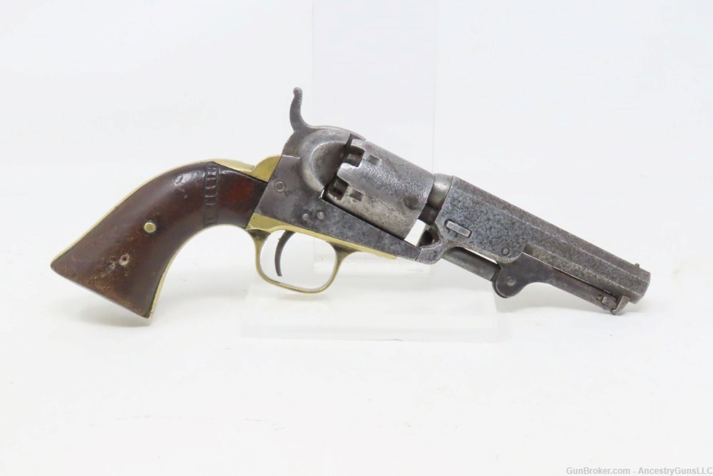 c1862 mfr. COLT Antique CIVIL WAR .31 Percussion Model 1849 POCKET Revolver-img-13