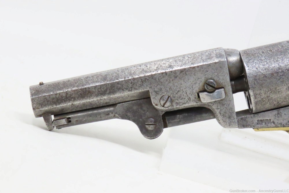 c1862 mfr. COLT Antique CIVIL WAR .31 Percussion Model 1849 POCKET Revolver-img-4
