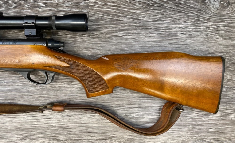 Remington Model 600 Bolt Action Rifle 6mm Rem., 18.5” Vent Rib Barrel-img-5