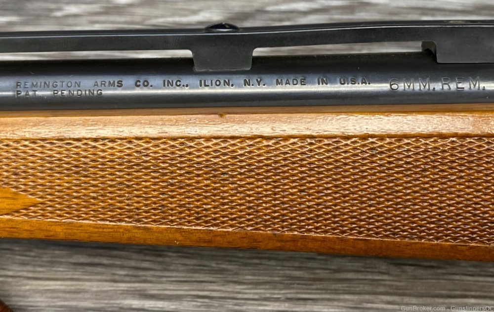 Remington Model 600 Bolt Action Rifle 6mm Rem., 18.5” Vent Rib Barrel-img-7
