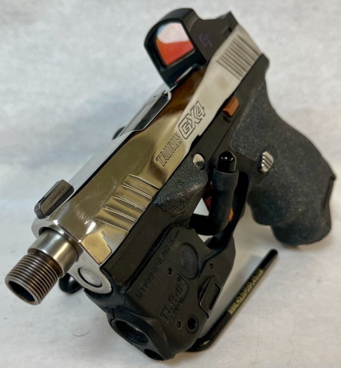 Taurus GX4 9mm Semi-Auto Pistol w/Lakeline Barrel & Two Lasers-img-5
