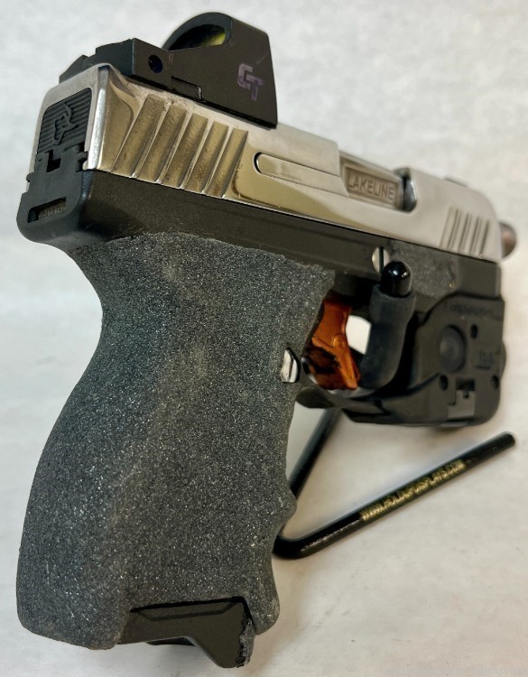 Taurus GX4 9mm Semi-Auto Pistol w/Lakeline Barrel & Two Lasers-img-2