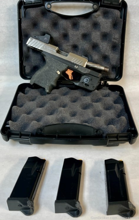 Taurus GX4 9mm Semi-Auto Pistol w/Lakeline Barrel & Two Lasers-img-0