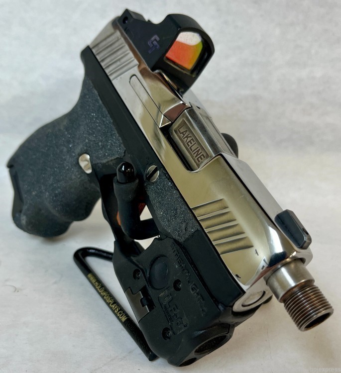 Taurus GX4 9mm Semi-Auto Pistol w/Lakeline Barrel & Two Lasers-img-3