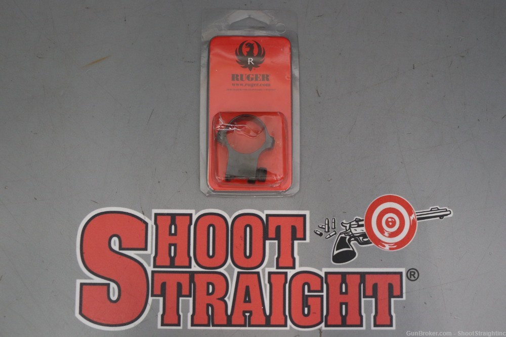 Ruger Blued 30mm Extra High Scope Ring-img-0