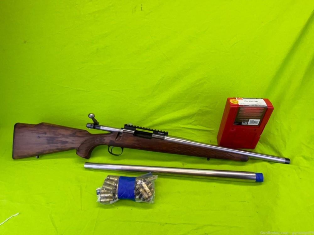 Custom Remington 700 Thumper 458 Socom 16 1/2 Threaded SS Dies Brass Extras-img-0