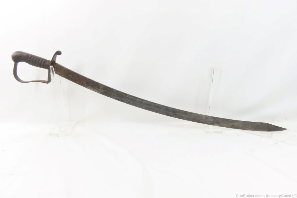 Antique NATHANIEL STARR 1818 U.S. Contract CAVALRY MILITIA Saber SCABBARD  -img-11