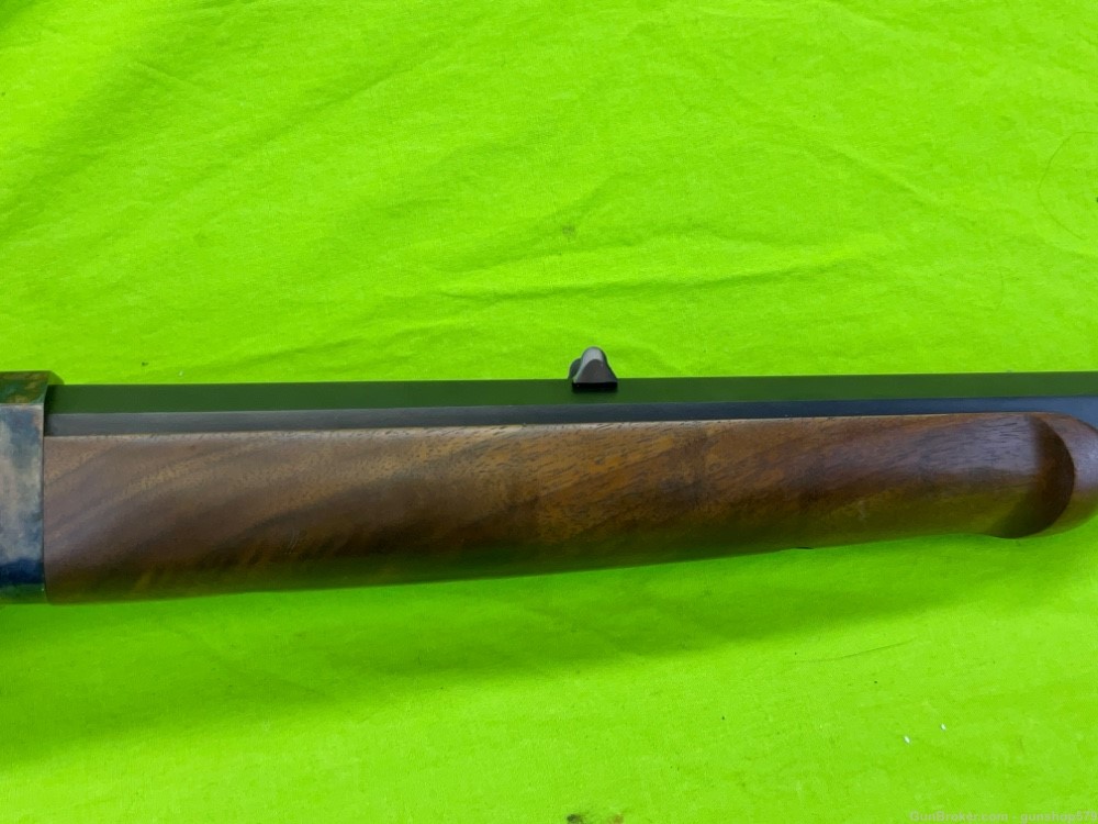 C Sharps 1875 Sporting Rifle 26 Inch Octagon 45-70 Tang Sight Globe Front -img-8