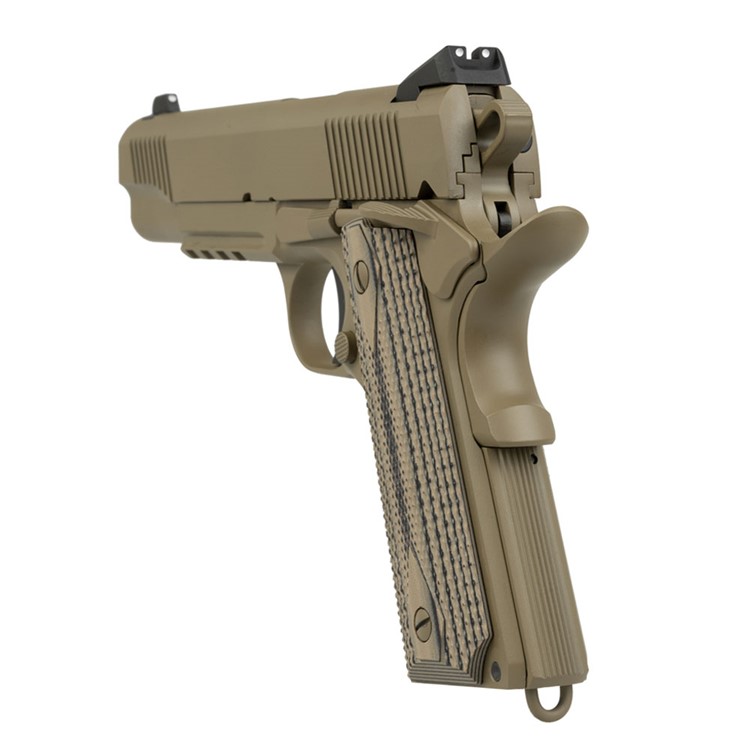 TISAS 1911 Raider 9mm 5in 2x 9rd Mags FDE Cerakote Pistol (10100549)-img-6