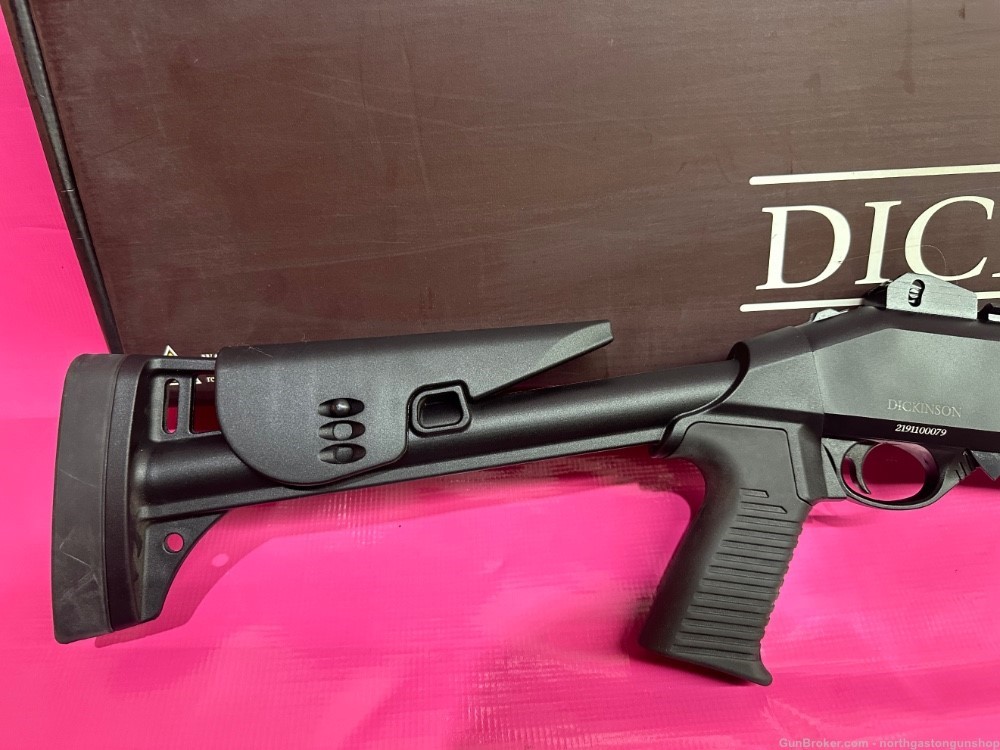 Dickinson Tac-4 12 gauge tactical home defense pump shotgun-img-1