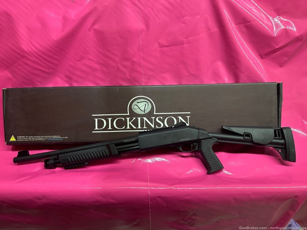Dickinson Tac-4 12 gauge tactical home defense pump shotgun-img-4